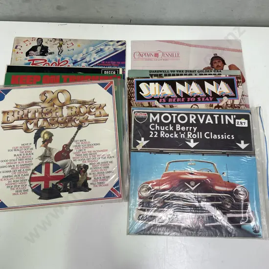 Assortment of Rock and Roll LP's etc