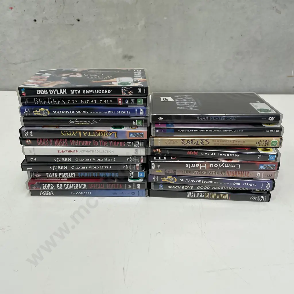 Large Selection of Music DVD's Image 1++