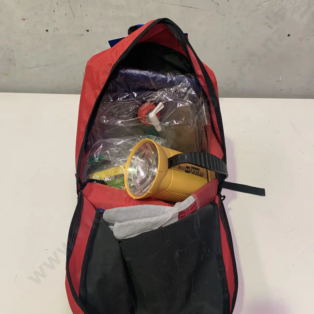 Quell Disaster Relief Backpack Kit container essential disaster relief items Image 1++