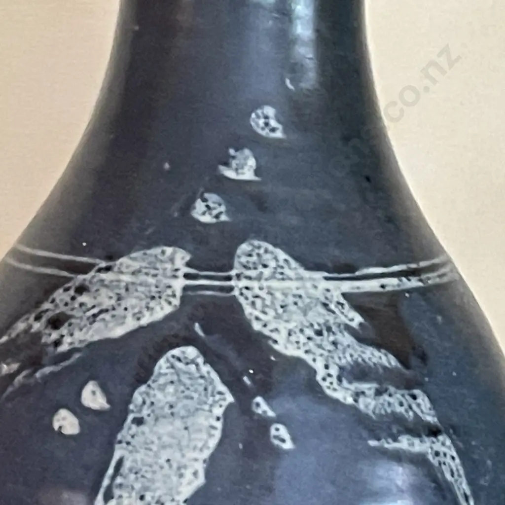 Stunning Art Pottery Vase. Signed. H33cm Image 1++