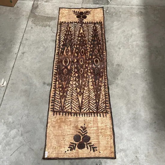Tapa Cloth. 136 x 44cm