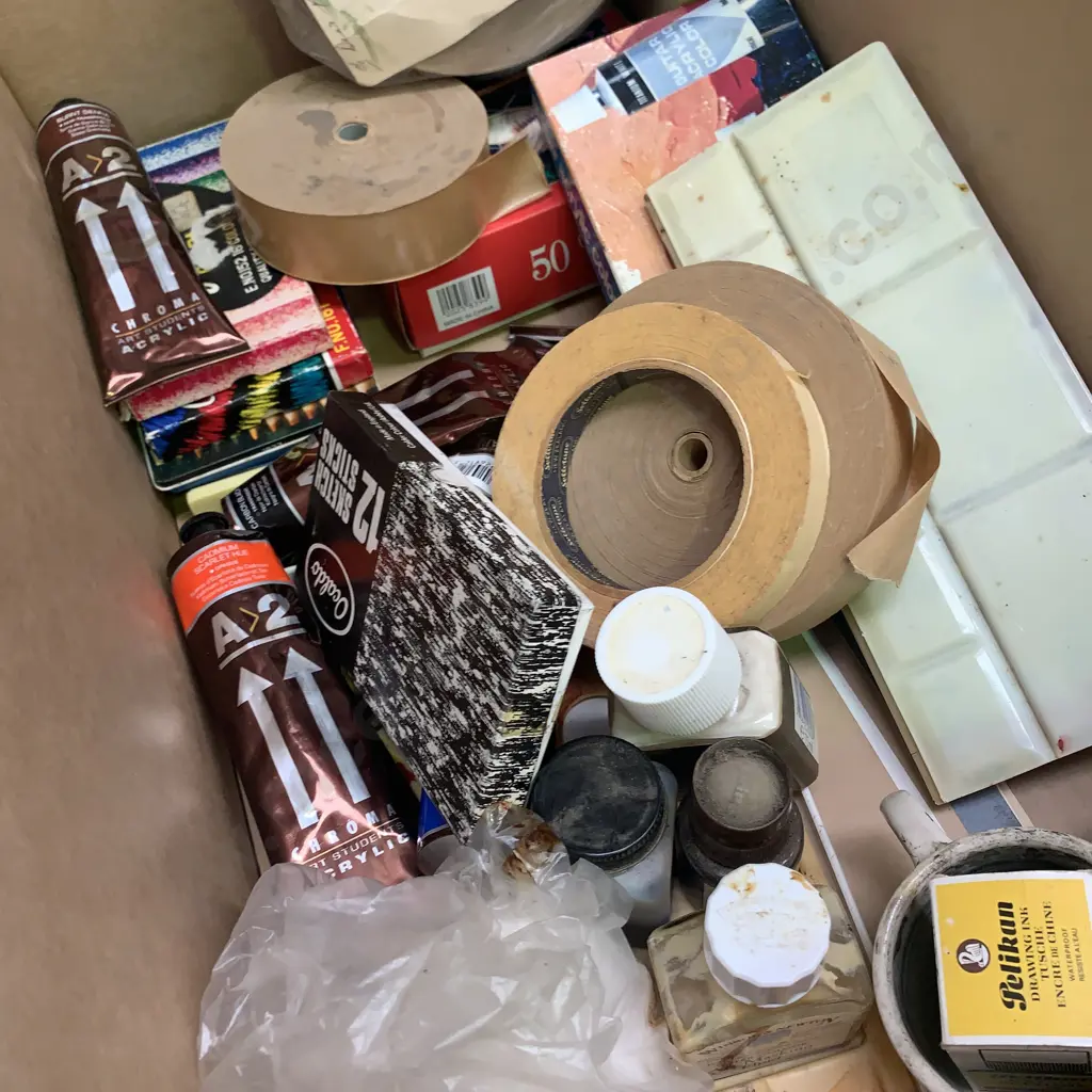 Large Assortment of Art Supplies Image 1++