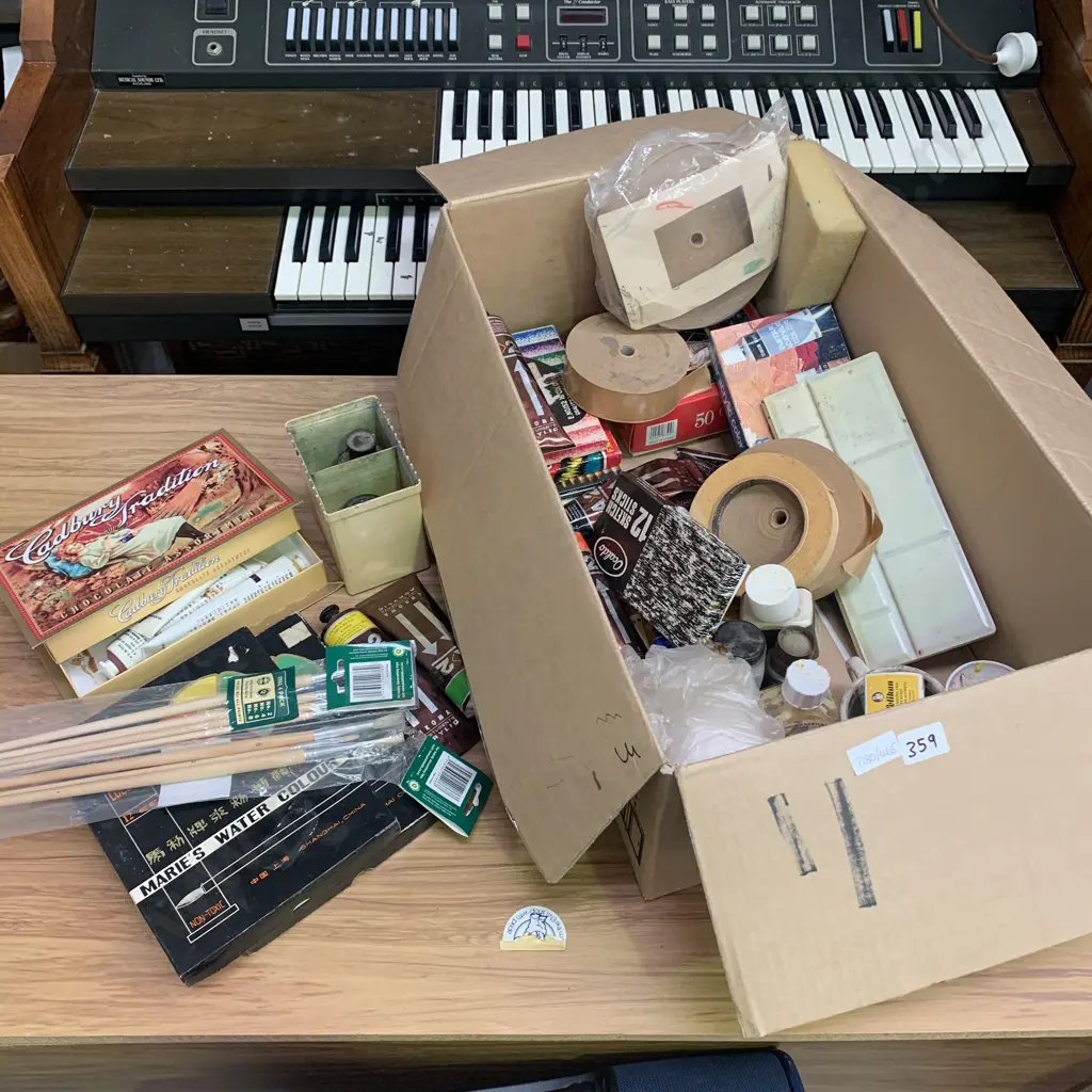 Large Assortment of Art Supplies Image 1++