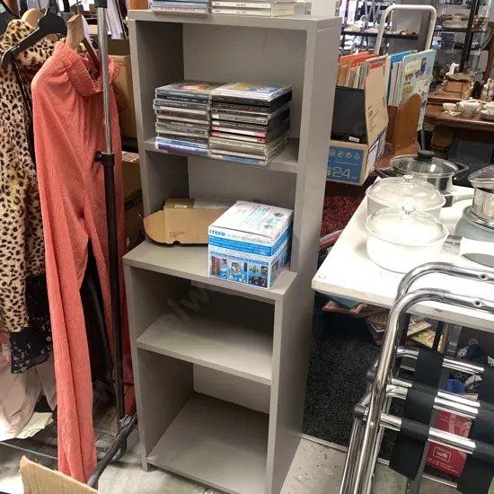 Grey Painted Shelving Unit