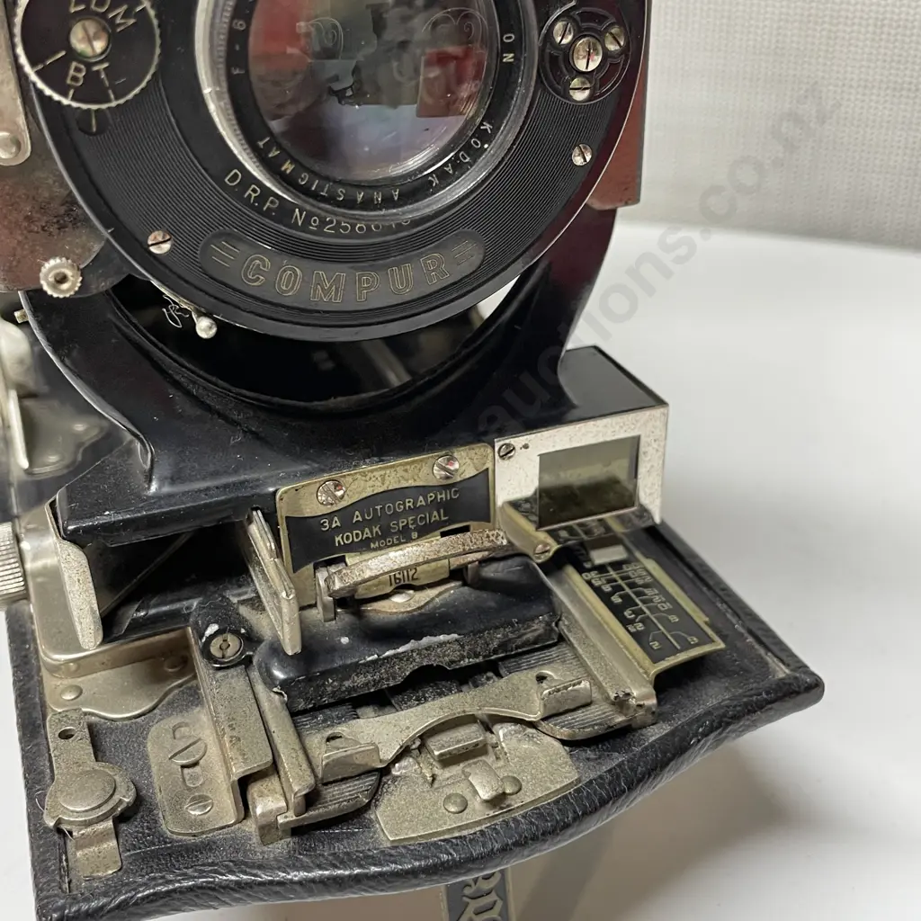 Antique Kodak 3A Autographic Special Compur Camera Model B  Image 1++