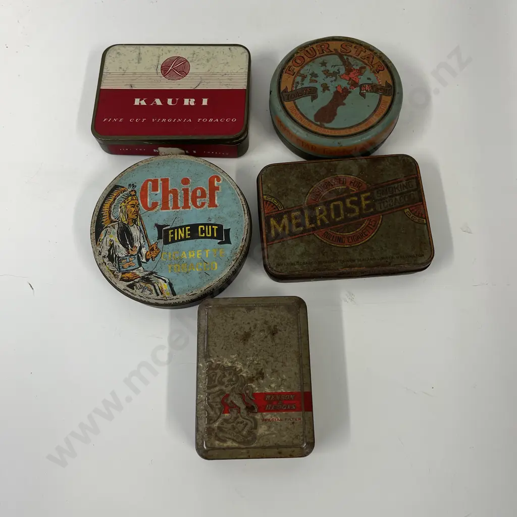 Selection of Vintage Tobacco Tins Image 1++
