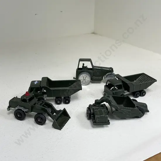 Fun Ho, NZ toys x 5. Army Green