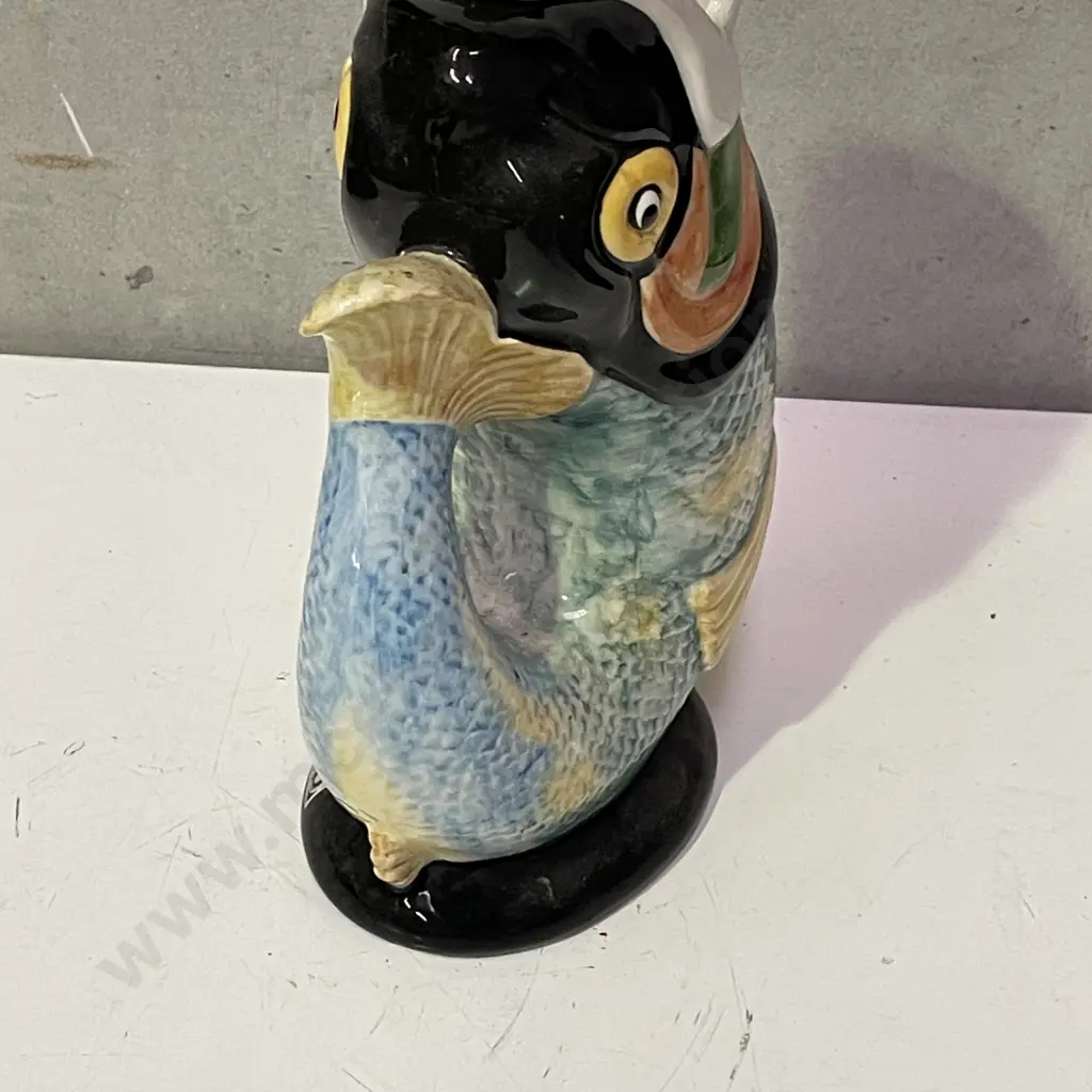 Vintage Royal Winton Lands End Handpainted Fish Jug Image 1++