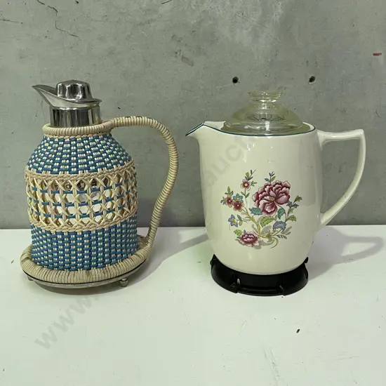 Vintage Thermos with Coffee Percolator