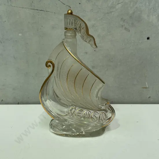 Vintage French Cognac Ships Decanter