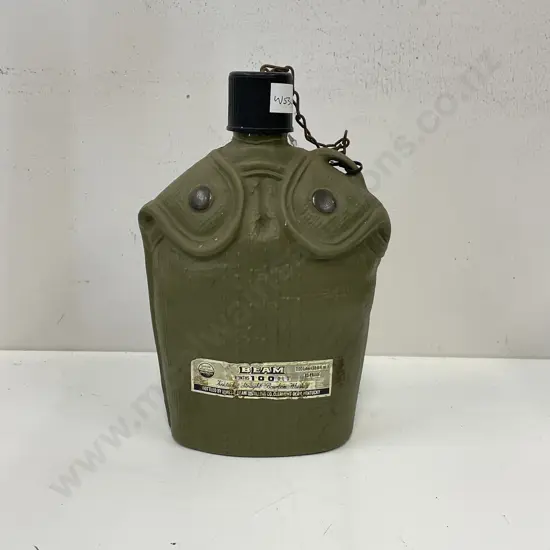 Vintage Jim Beam Whiskey Army Decanter