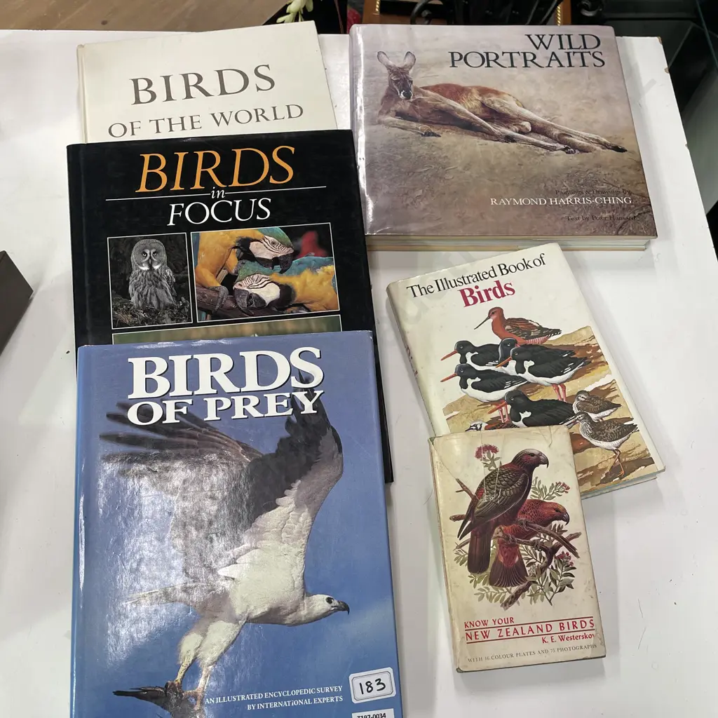 Assorted Coffee Table Books: Bird Themed Image 1++