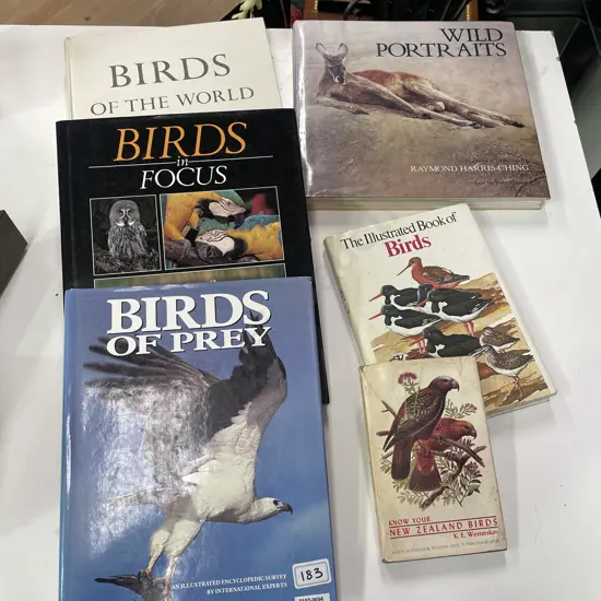 Assorted Coffee Table Books: Bird Themed