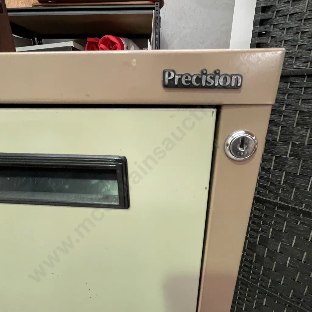 Precision Four Drawer Filing Cabinet with file sleives Image 1++