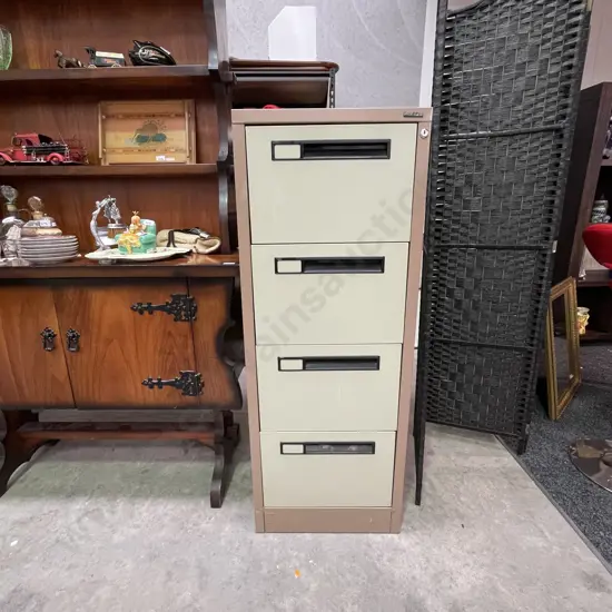 Precision Four Drawer Filing Cabinet with file sleives