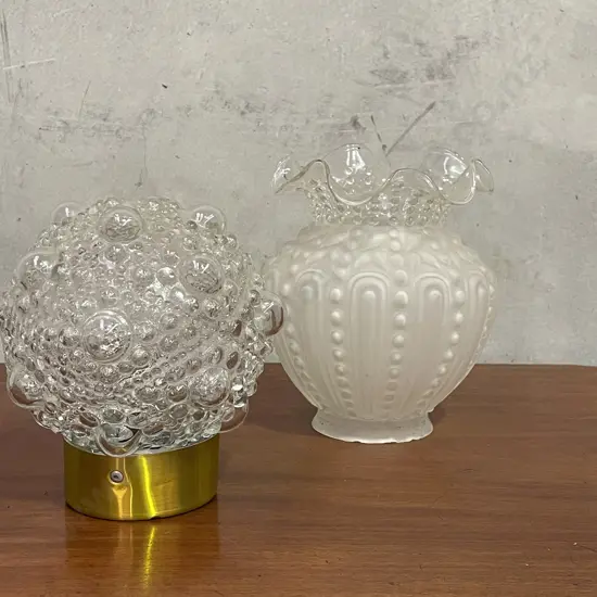Two Vintage Lamp Shades