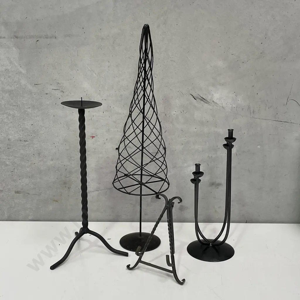 Assorted Black painted Metal Ware Image 1++