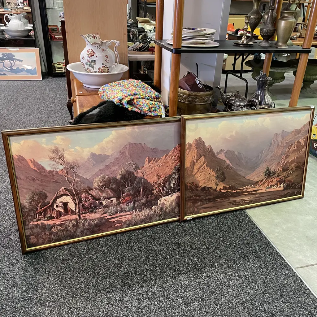 Two Vintage Prints by Tinus de Jongh Image 1++