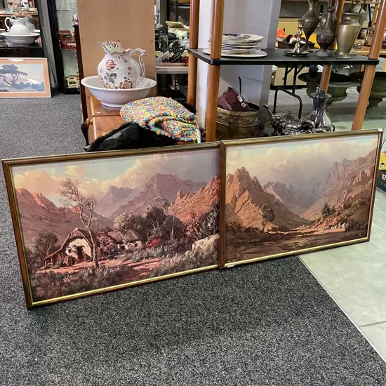 Two Vintage Prints by Tinus de Jongh