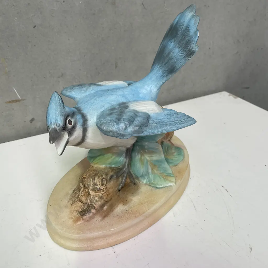 Handpainted Ceramic Bird Figurine Image 1++