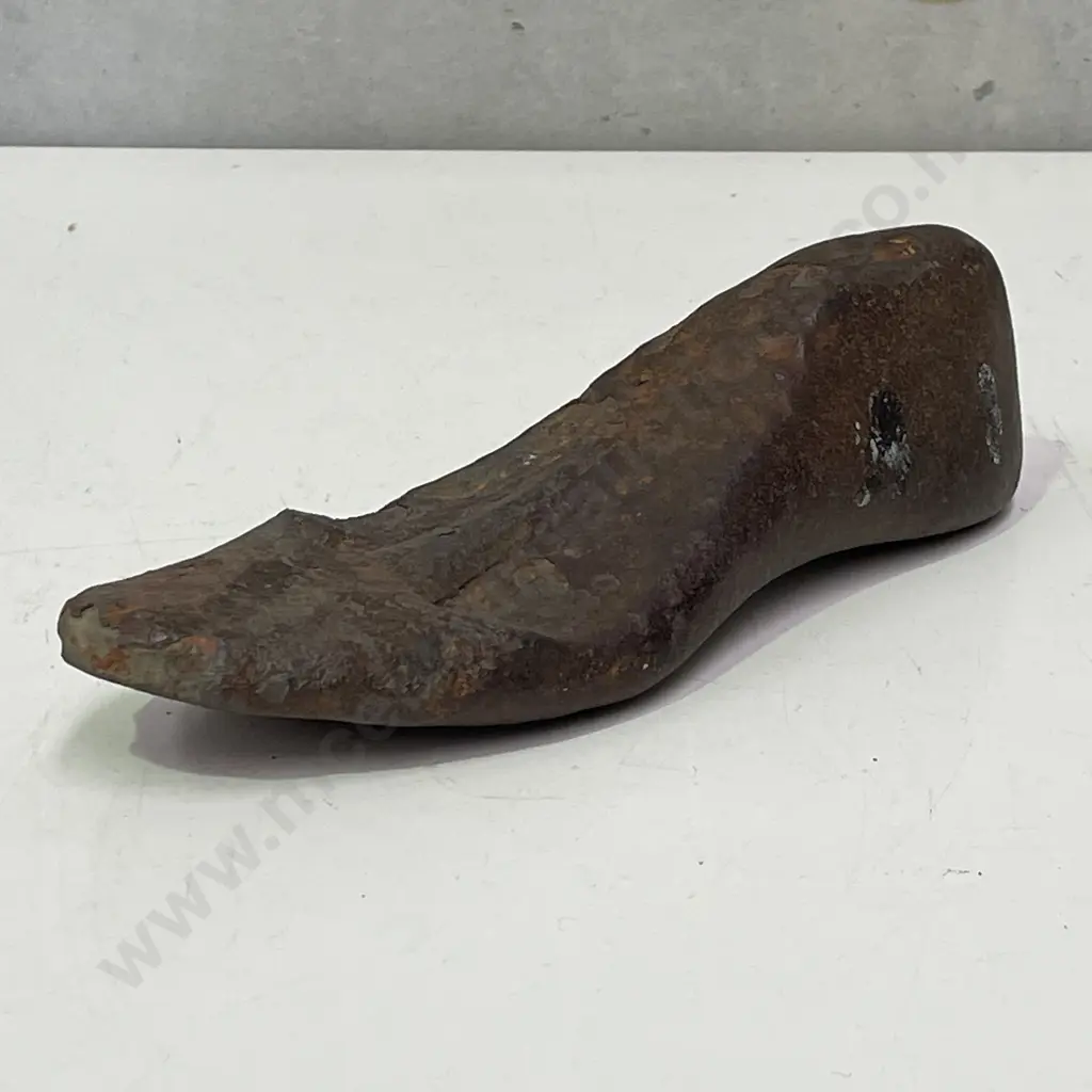Antique Cast Iron Cobblers Shoe Form. L29cm Image 1++