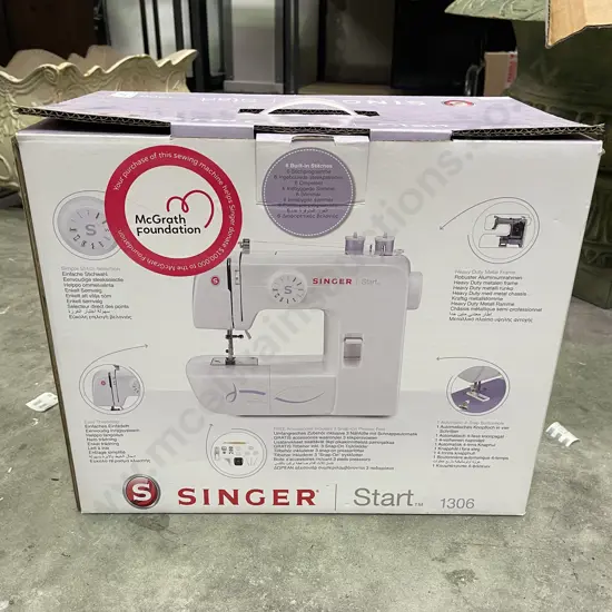 Boxed Singer Start 1306 Sewing Machine