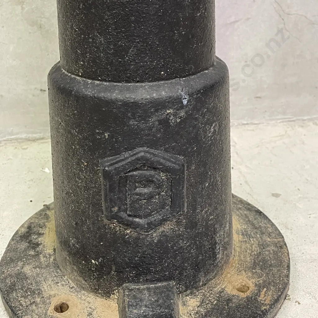 Antique Black Cast Iron Water Pump Image 1++