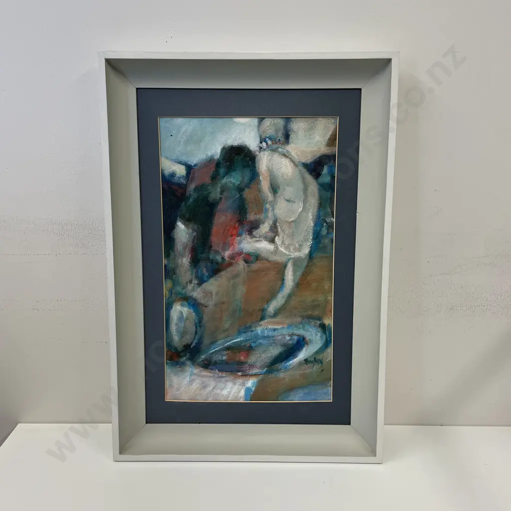 Original Acrylic on Board by Arthur Dagley. Titled "Fantasy Dance". Signed. 57 x 40cm including frame Image 1++