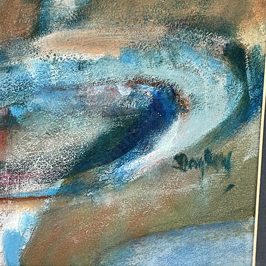 Original Acrylic on Board by Arthur Dagley. Titled "Fantasy Dance". Signed. 57 x 40cm including frame Image 1++