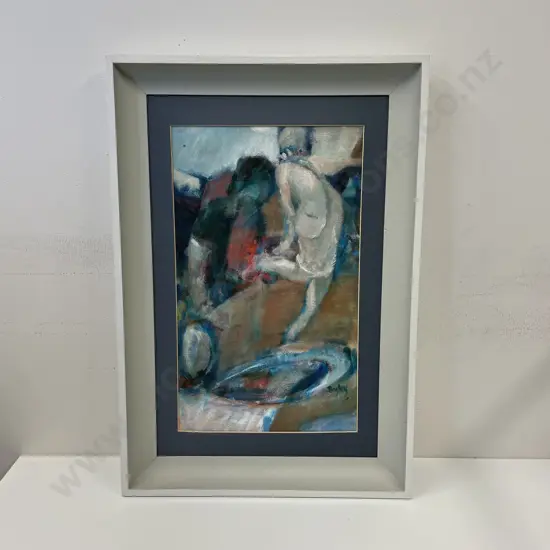 Original Acrylic on Board by Arthur Dagley. Titled "Fantasy Dance". Signed. 57 x 40cm including frame