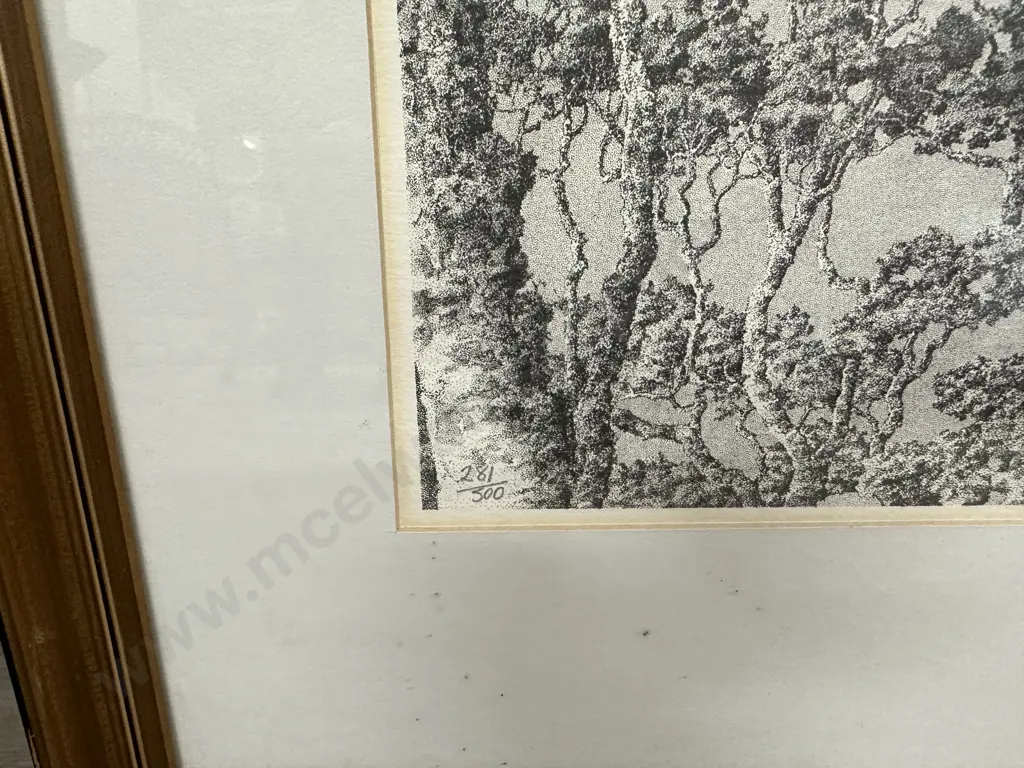 Signed Brian Moore Lithograph 281/500, 1987, 67 x 81cm Image 1++