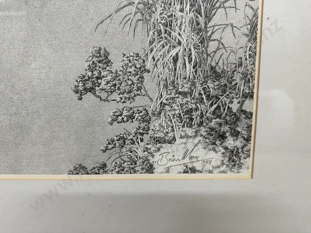 Signed Brian Moore Lithograph 281/500, 1987, 67 x 81cm Image 1++