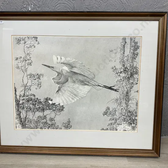 Signed Brian Moore Lithograph 281/500, 1987, 67 x 81cm