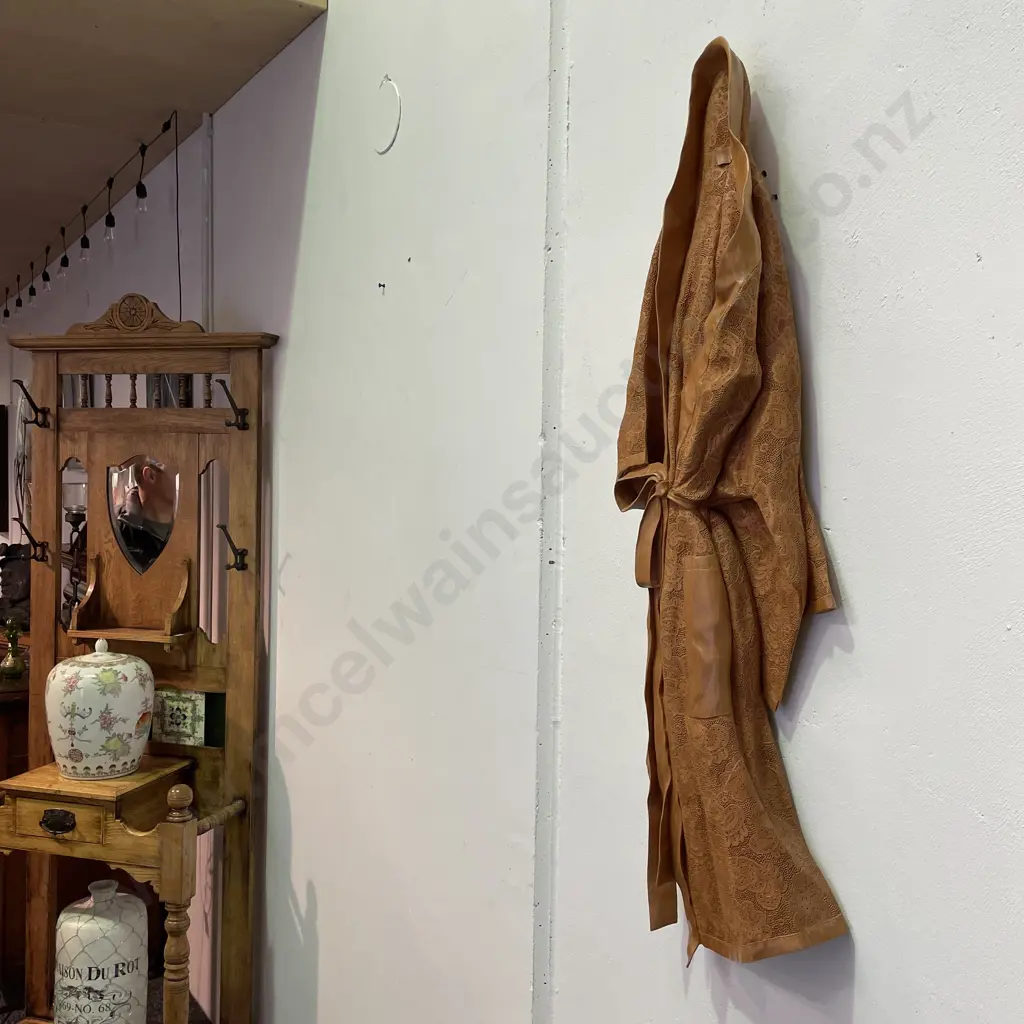 Stunning one-off Kevin McCardell 1200 year old Carved Kauri Stump "Satin and Lace Robe" Sculpture. H112cm W35cm D12cm Image 1++