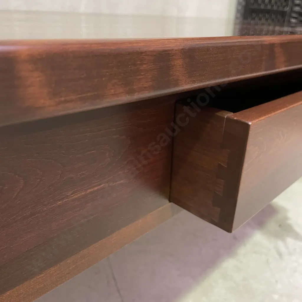 Solid Wood Single Drawer Coffee Table Image 1++
