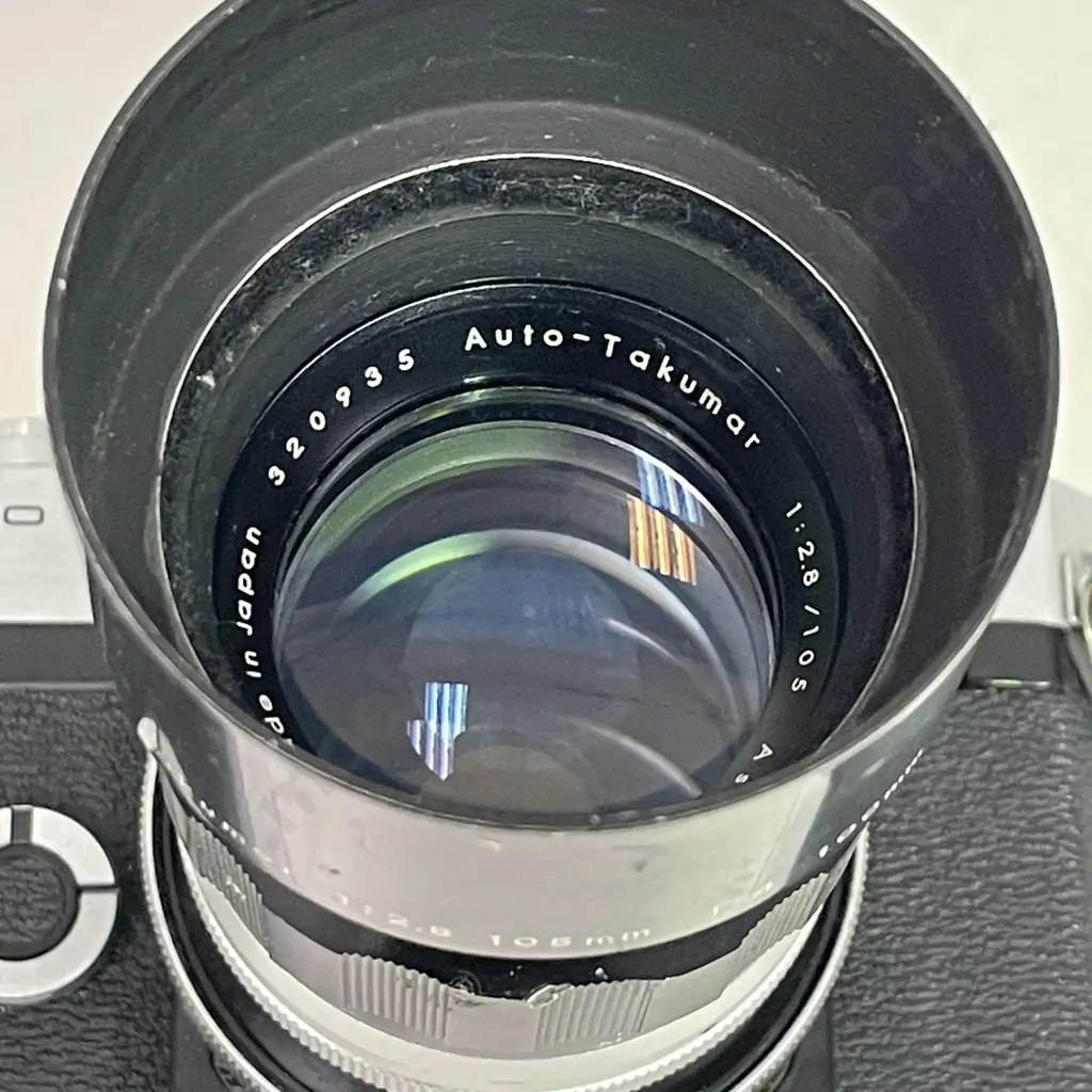Vintage Canon Canonflex R2000 Camera No. 55154 with Asahi Auto-Takumar Lens Image 1++