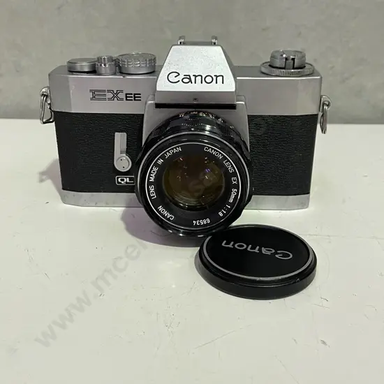Vintage Canon EX EE Camera 196291 with 50mm lens