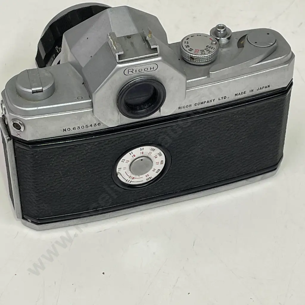Vintage Ricoh Singlex Camera No 6305436 with Auto Rikenon 55mm Lens Image 1++