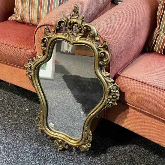 Vintage Gilt Framed Mirror 70 x 46cm