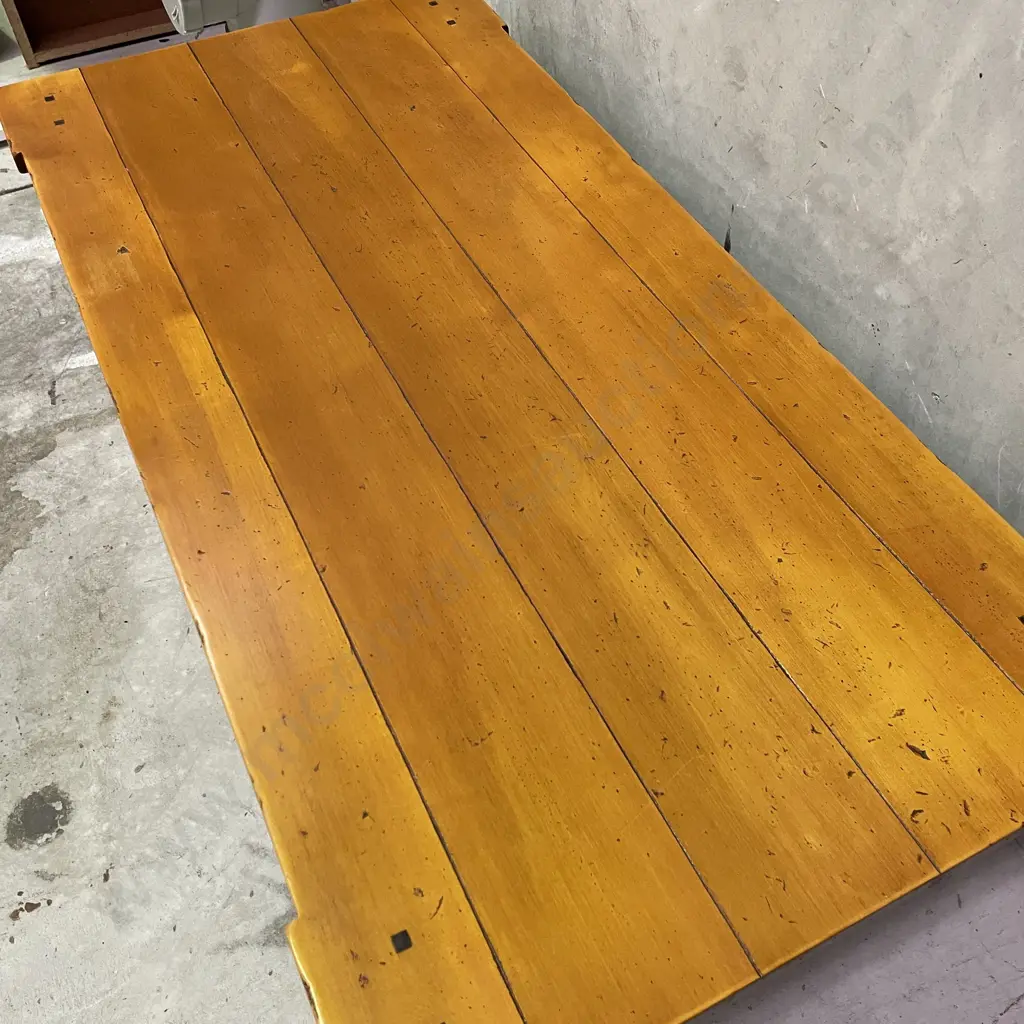 Farmstyle Solid Kauri? Single Drawer Coffee Table Image 1++