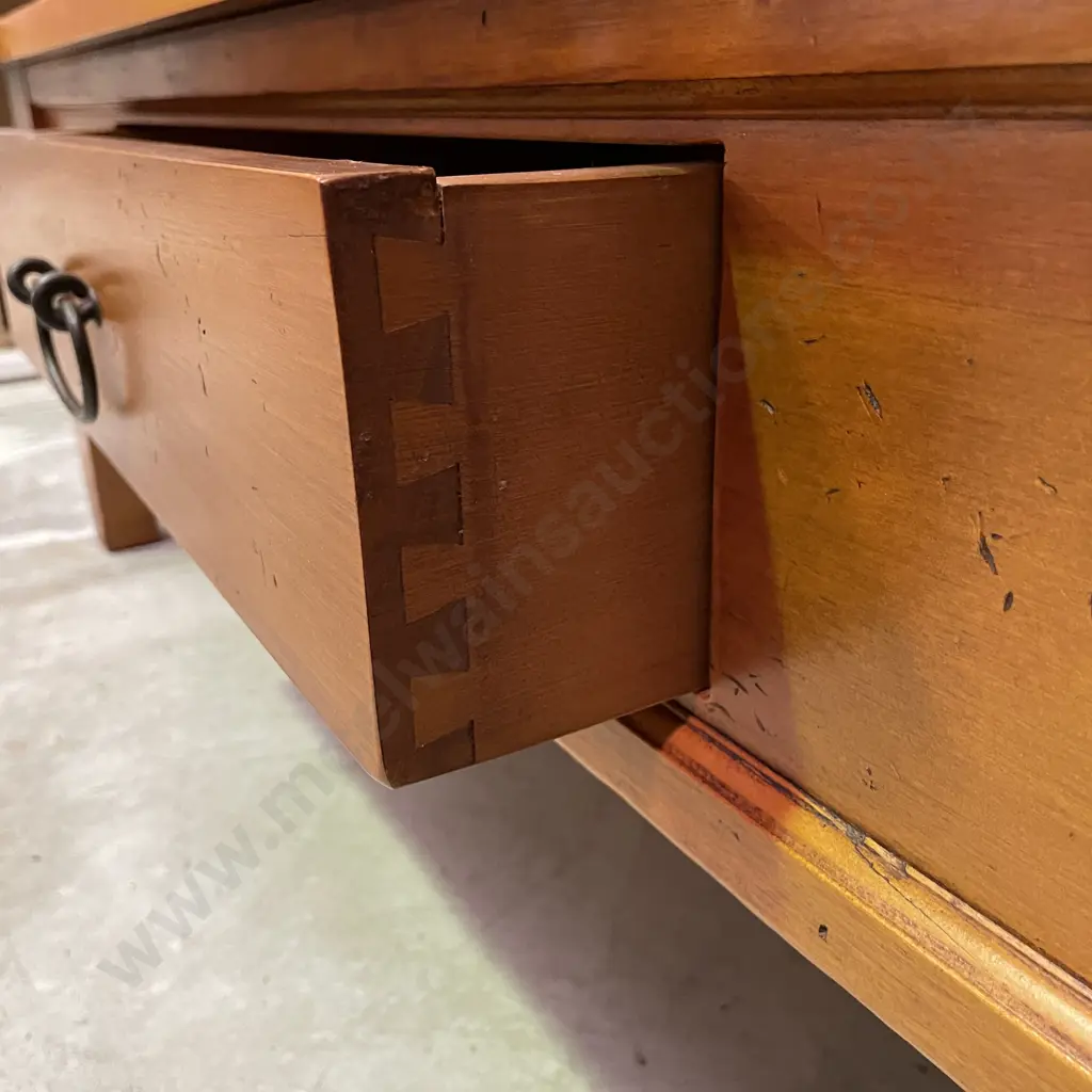 Farmstyle Solid Kauri? Single Drawer Coffee Table Image 1++