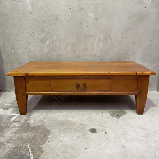 Farmstyle Solid Kauri? Single Drawer Coffee Table
