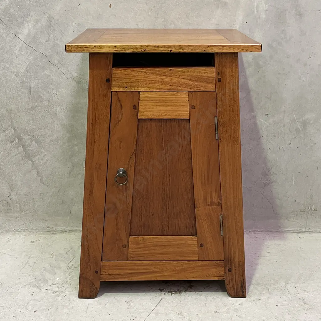 Arts and Crafts Solid Wood Bedside Image 1++
