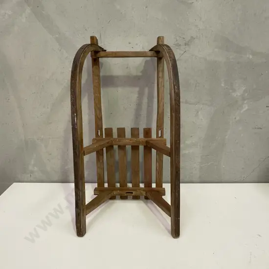 Antique European Bentwood Sled, Circa 1950s, L69cm