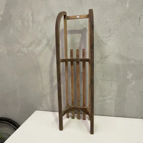 Antique European Bentwood Sled, Circa 1950s, L112cm