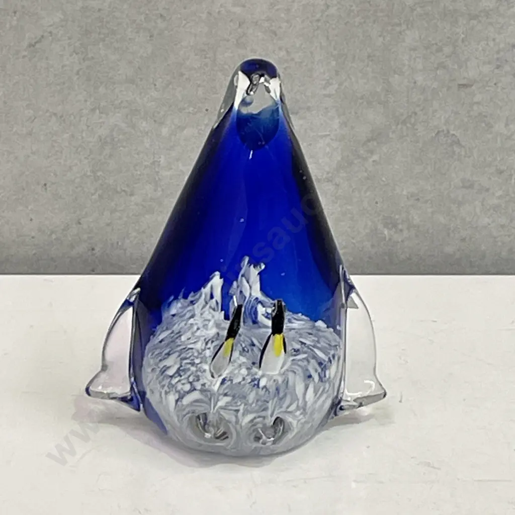 Art Glass Penguin Paper weight, H13cm Image 1++