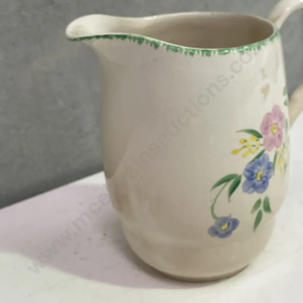 Vintage Crown Lynn handpainted Jug. H17cm Image 1++