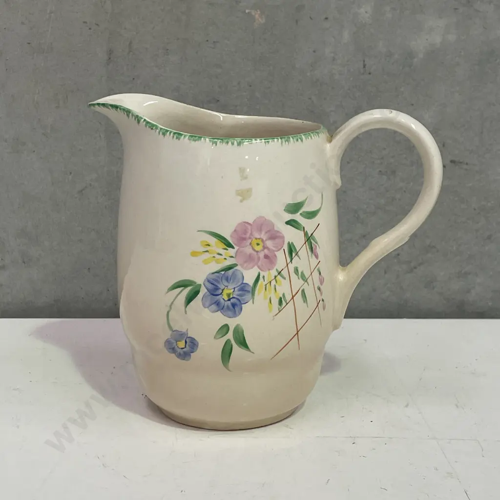 Vintage Crown Lynn handpainted Jug. H17cm Image 1++