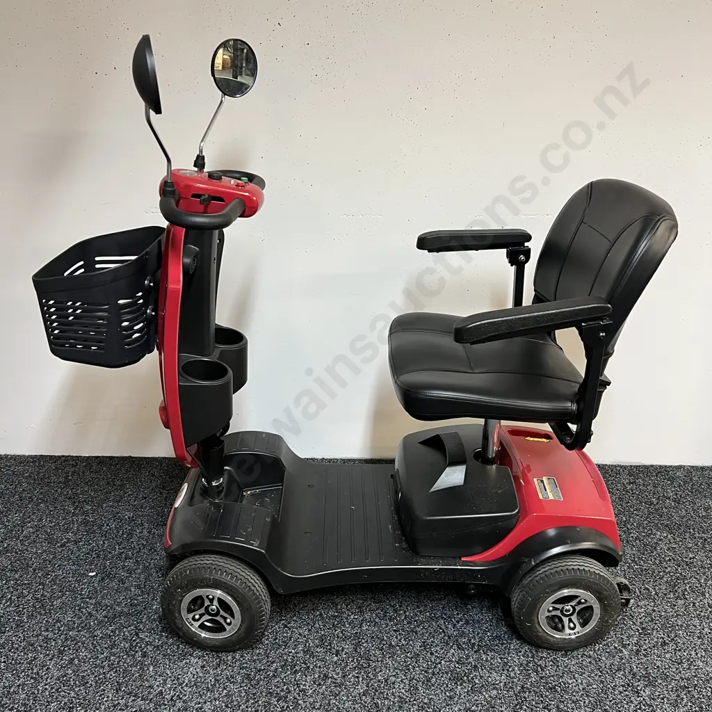 KDS Kollection De Scandi Mobility Scooter with Key, Red Colour. Very Tidy Condition Image 1++