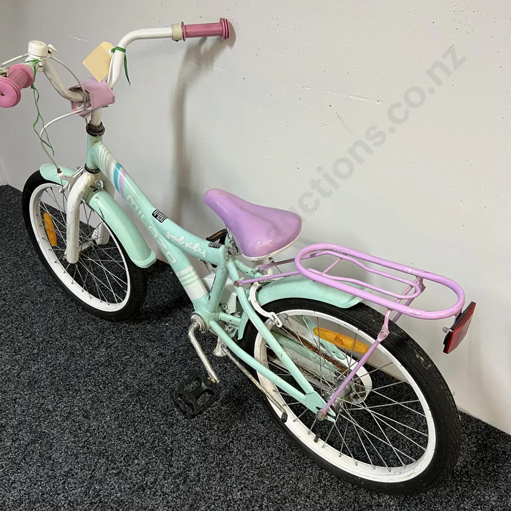 Milazo Good Vibes Pink and Light Blue Childs Bike Image 1++